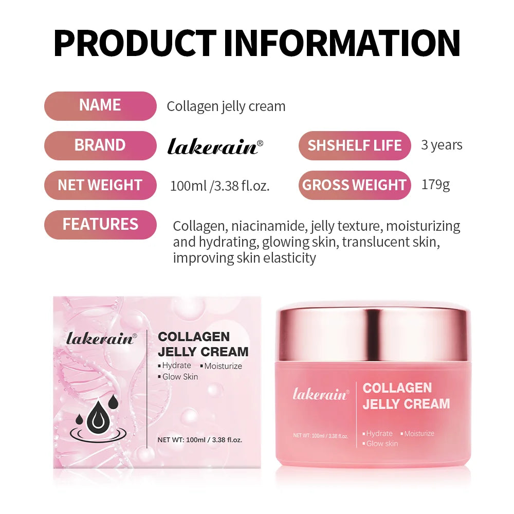 Collagen Jelly Face Cream for Skin Firming and Hydration - 6