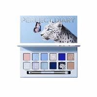 12-Color Waterproof Shimmer and Matte Eyeshadow Palette