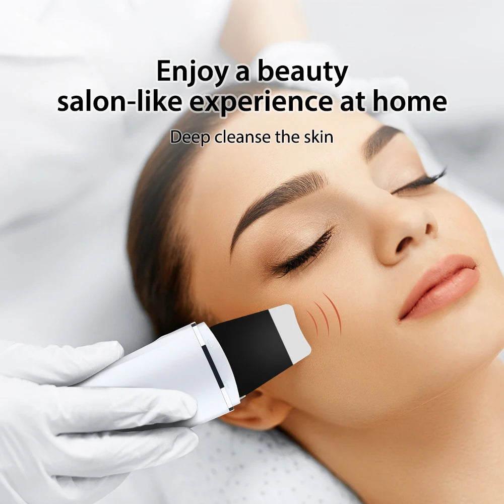 Ultrasonic Facial Skin Scrubber and Pore Cleaner - 21