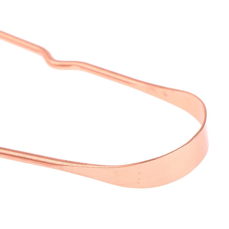 Pure Copper Tongue Scraper for Fresh Breath - 17