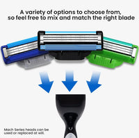3-Blade Manual Shaving Razor for Men