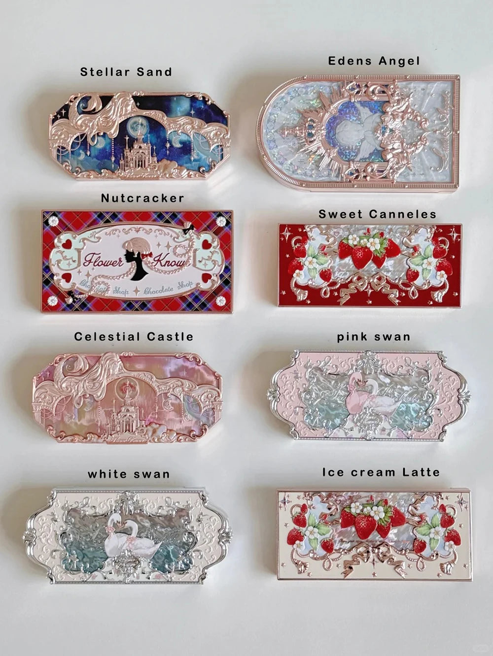 6-Color Swan Ballet Eyeshadow Palette - 7