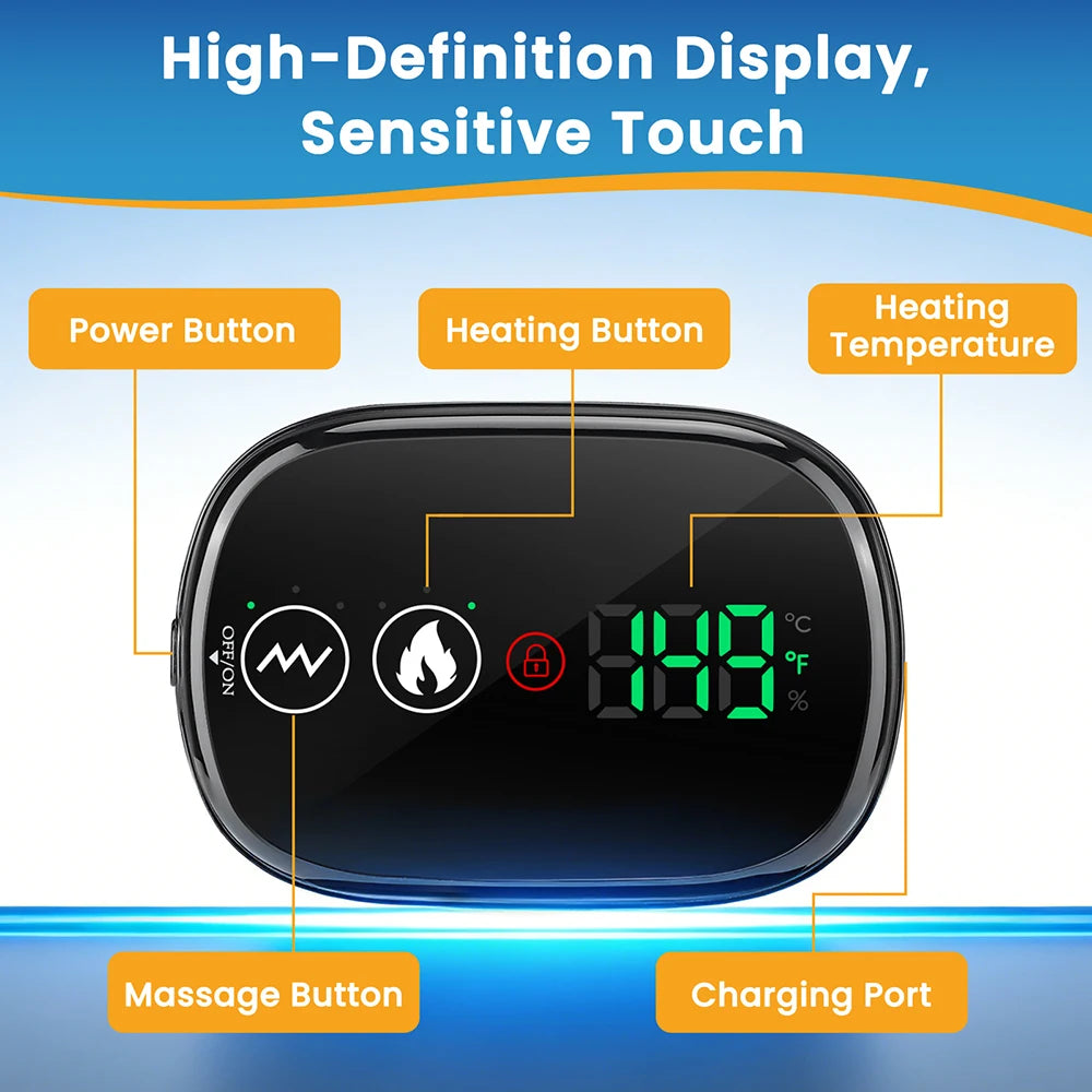 Heated Inflatable Lumbar Support Belt for Back Pain Relief - 9