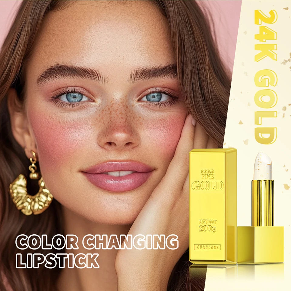 24K Gold Color Changing Moisturizing Lip Balm - 8