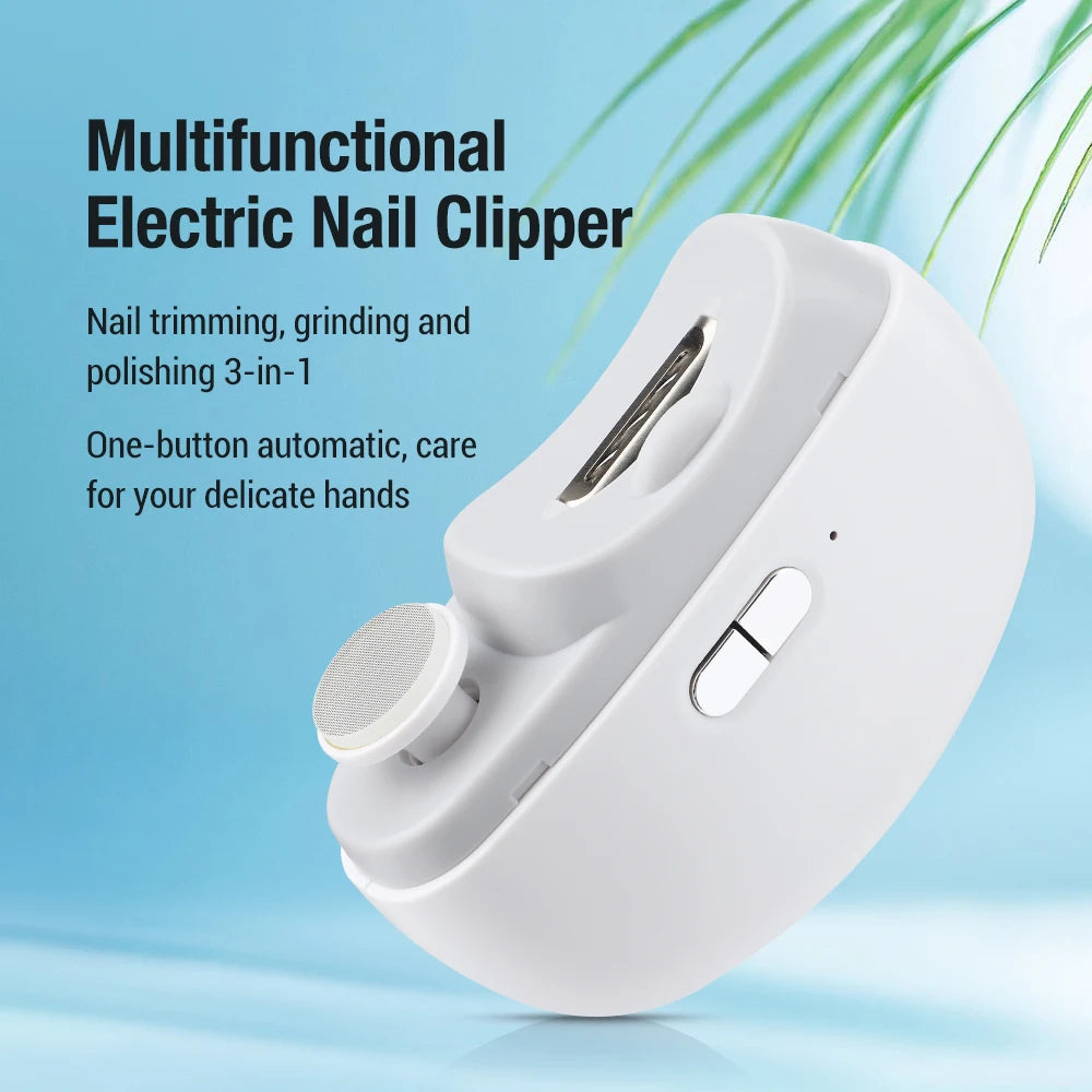 Automatic Electric Nail Clipper and Trimmer for Adults and Kids - 9