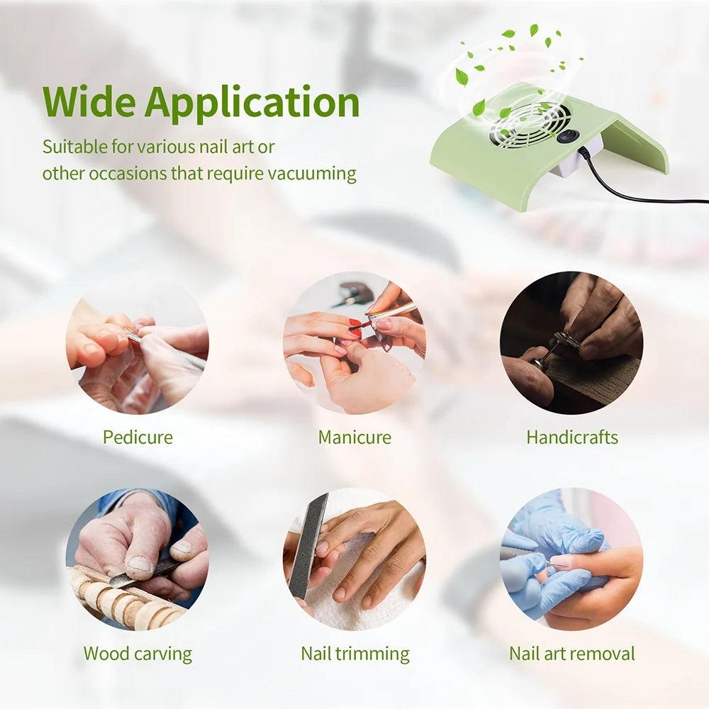 Portable USB Nail Dust Vacuum Collector - 11