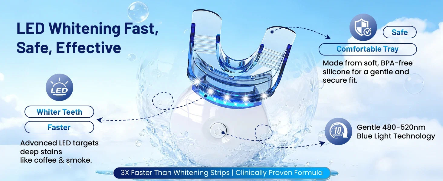 LED Teeth Whitening Kit for Sensitive Teeth - 11