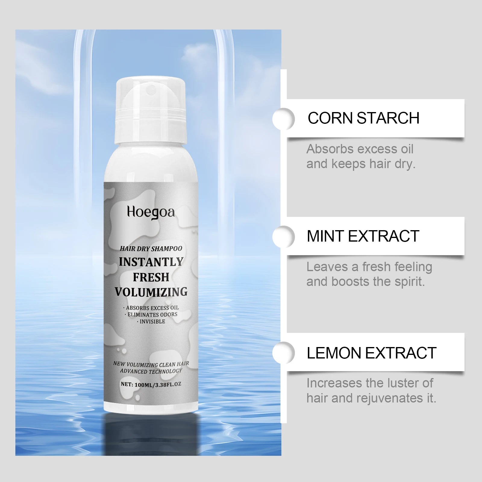 Instant Volumizing Dry Shampoo Spray for Oily Hair - 5