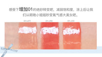 10-Color Jelly Lip Gloss Palette with Bow Design