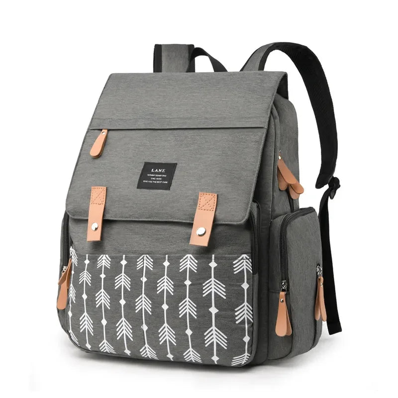 Waterproof Large Capacity Diaper Bag Backpack for Parents - 5