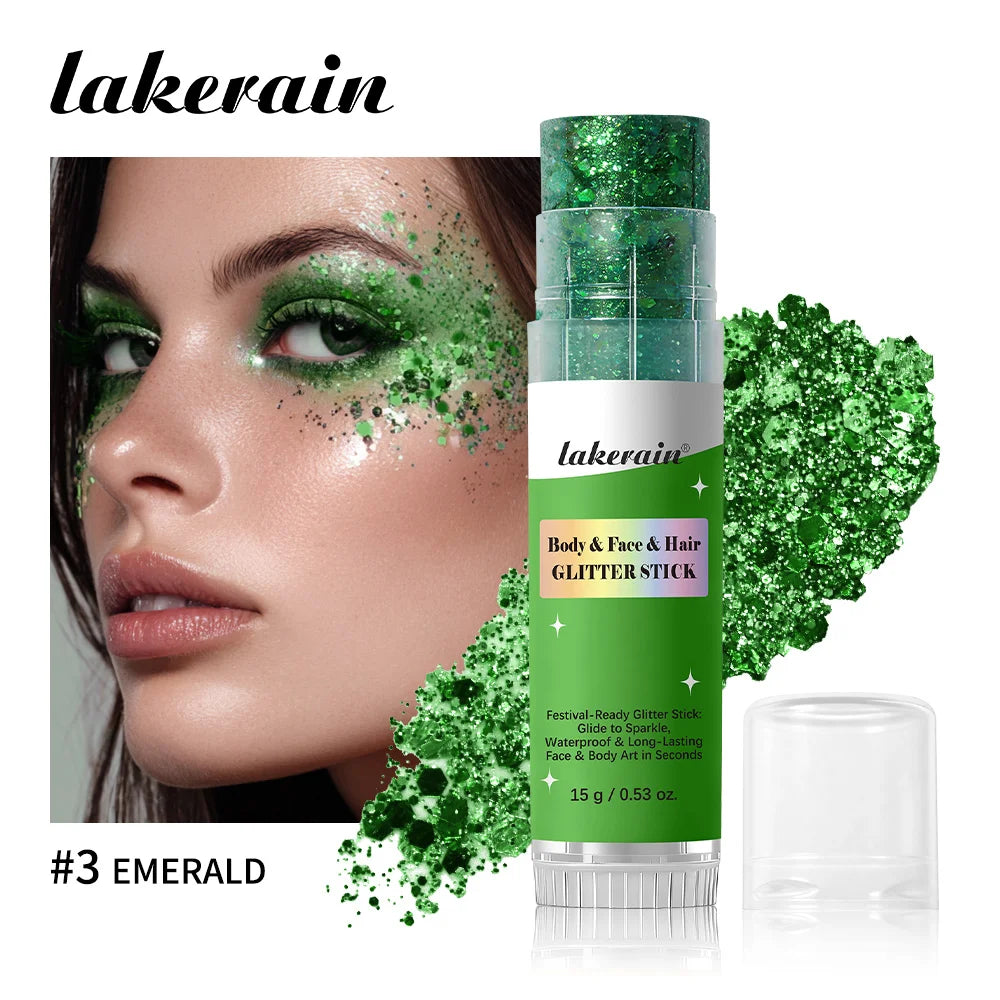 Waterproof Shimmer Glitter Glow Stick for Face and Body - 24