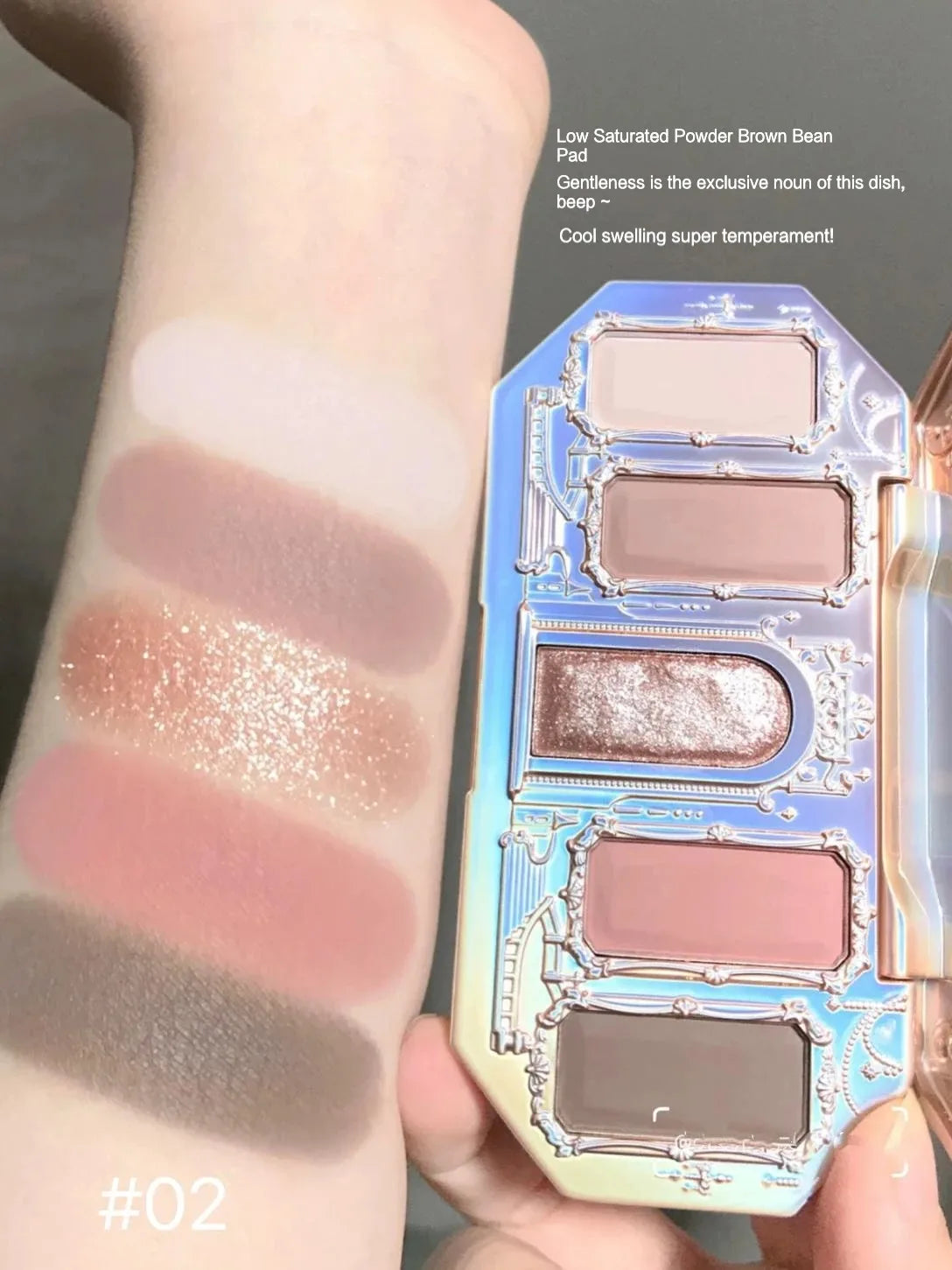 6-Color Swan Ballet Eyeshadow Palette - 33