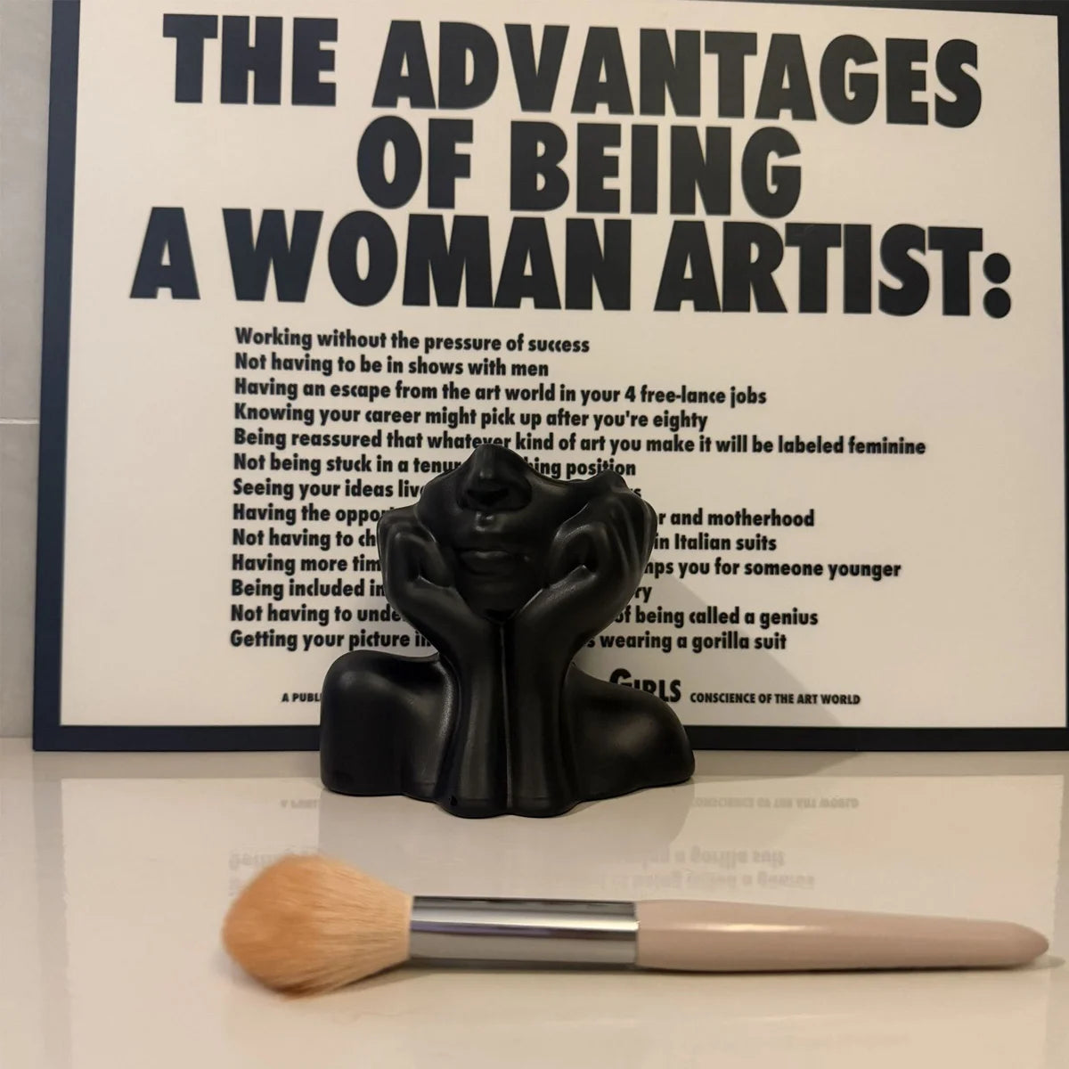 Artistic Face Makeup Brush Organizer and Desk Vase - 6