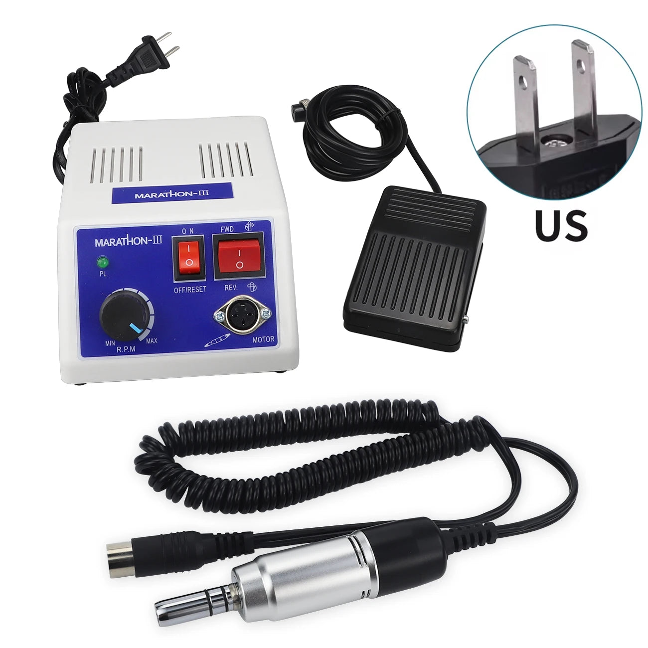 Professional Electric Dental Micromotor Polisher Kit - 9