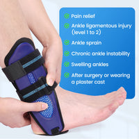 Adjustable Stirrup Ankle Brace for Sprains and Recovery