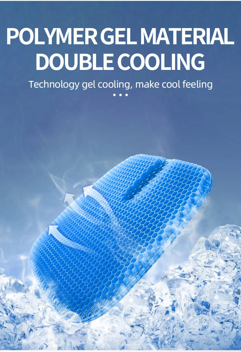 Honeycomb Gel Orthopedic Seat Cushion for Car and Office - 8