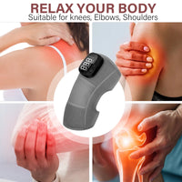 3-in-1 Cordless Vibration Knee Massager for Joint Pain Relief