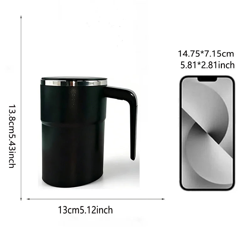 Self-Stirring Coffee Mug with Digital Temperature Display - 6