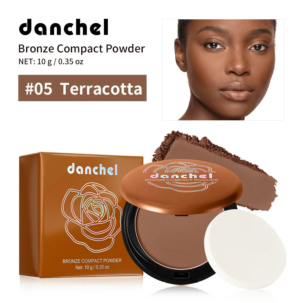 6-Color Matte Bronzer Powder Compact - 20