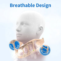 Waterproof Silicone Neck Support Brace for Pain Relief and Posture