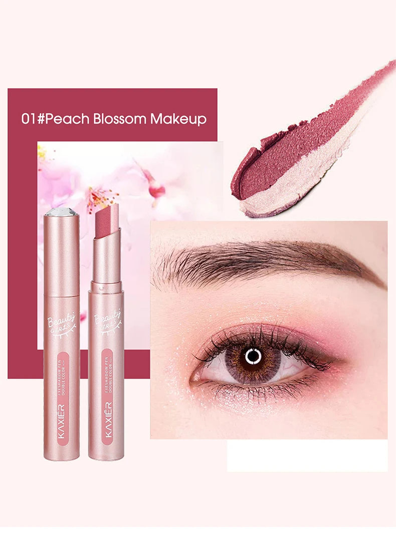 Waterproof Dual-Color Gradient Eyeshadow Stick - 13