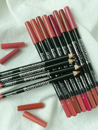12-Color Waterproof Matte Lip Liner Pencil Set