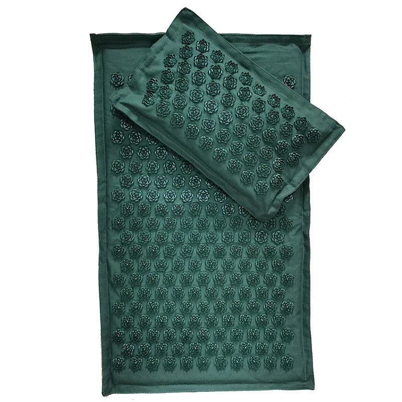 Acupressure Massage Mat and Pillow Set for Muscle Relief - 48