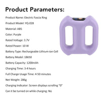 Electric Vibration Fascia Massage Ring for Full-Body Recovery