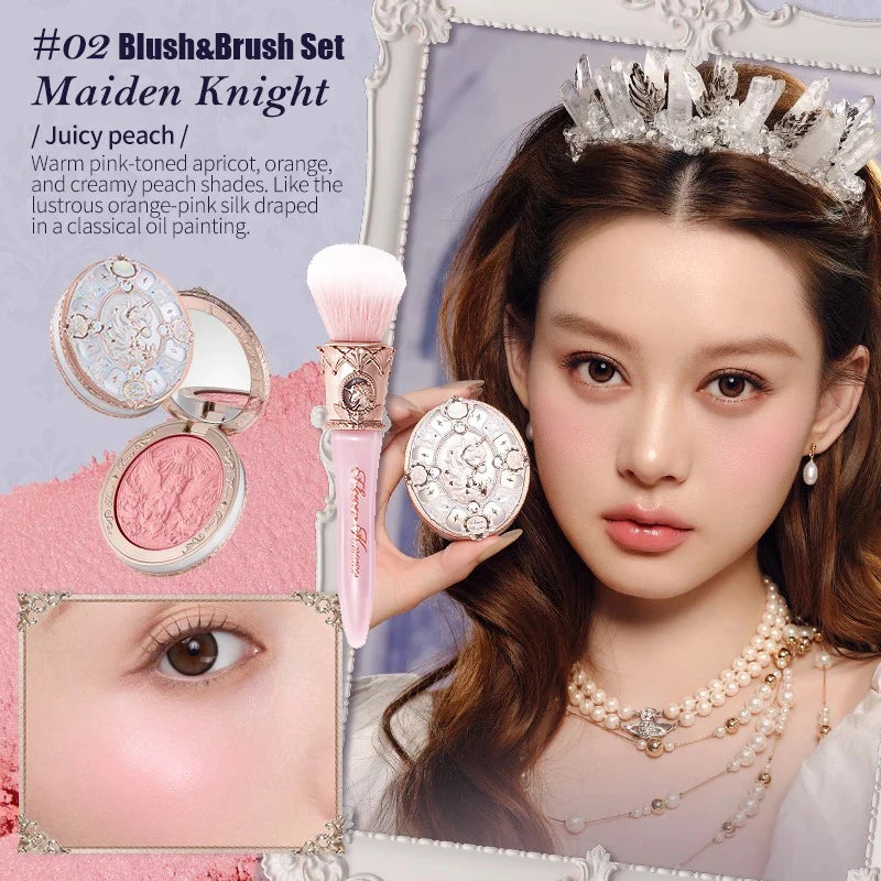 Embossed Strawberry Rococo Makeup Blush Powder - 31