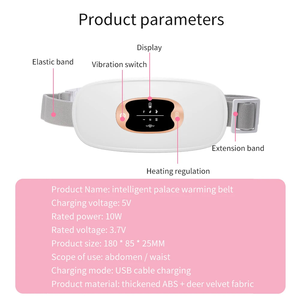 Electric Heating & Massage Belt for Menstrual Cramp Relief - 34