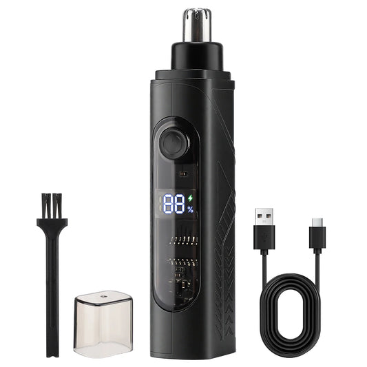 Portable Rechargeable Electric Nose and Ear Hair Trimmer