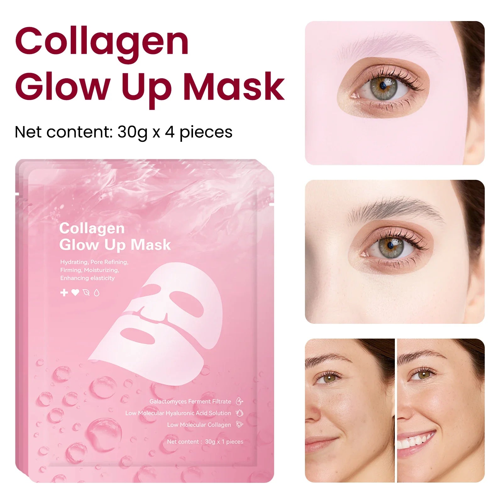 Collagen Firming & Hydrating Face Mask Set - 1