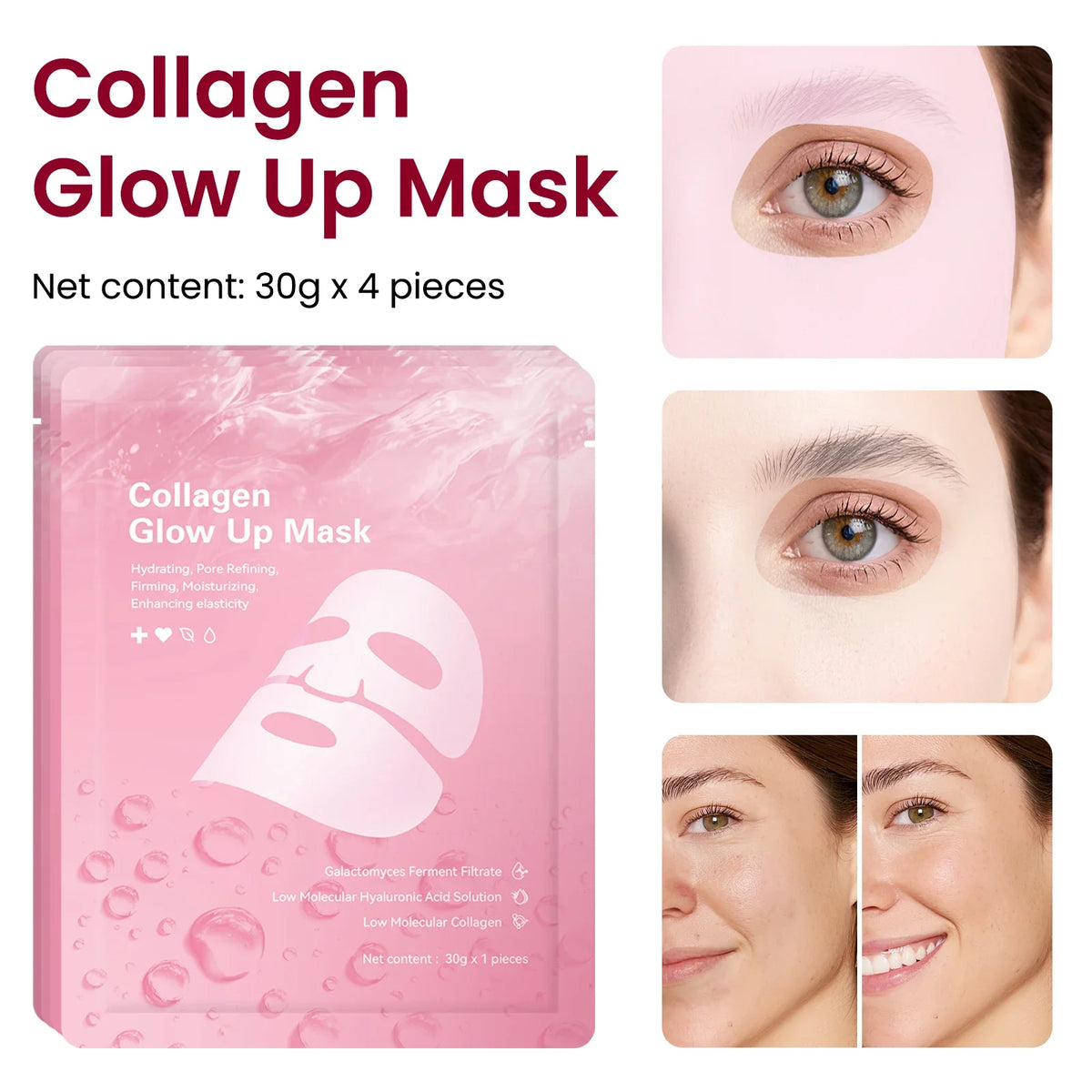 Collagen Firming & Hydrating Face Mask Set