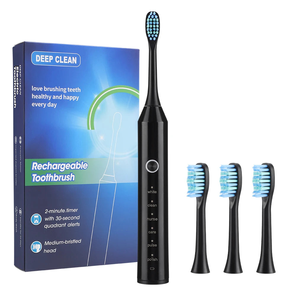 Rechargeable Sonic Electric Toothbrush with 6 Modes - 7