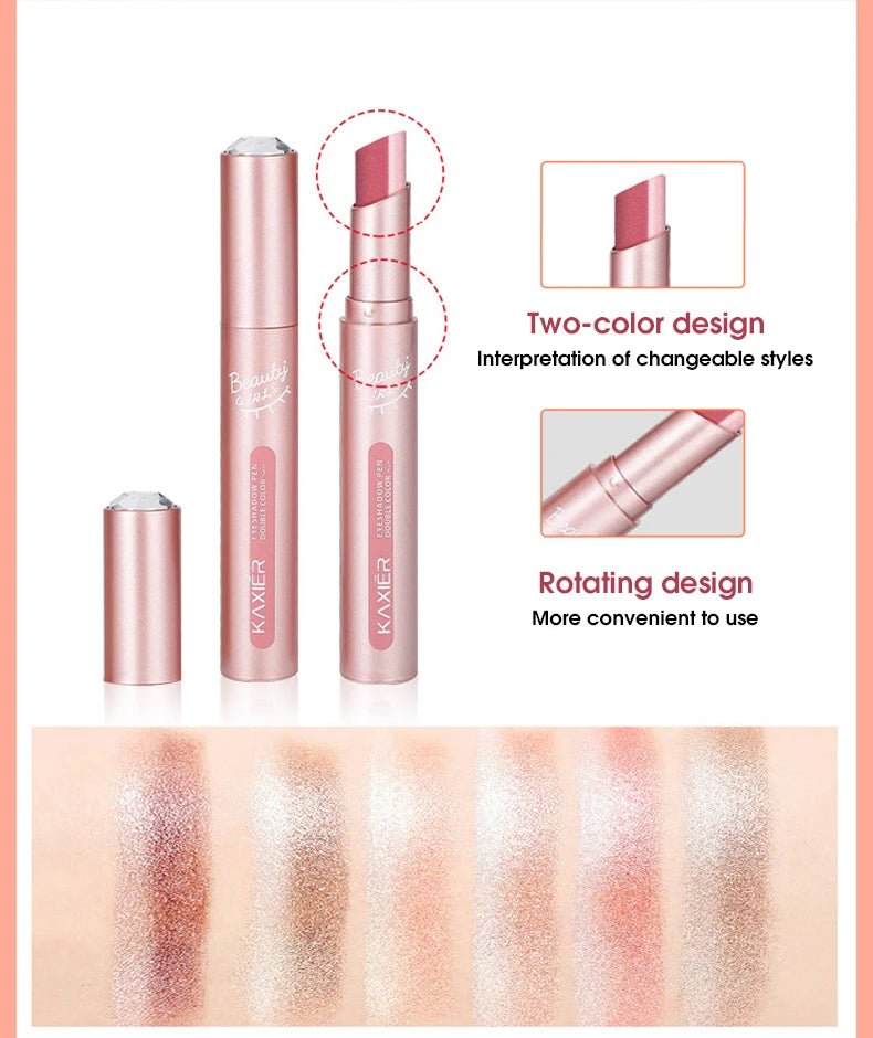 Waterproof Dual-Color Gradient Eyeshadow Stick - 11