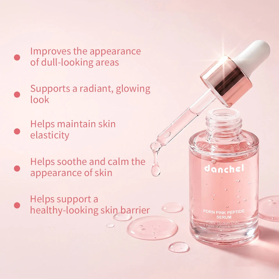 PDRN Pink Peptide Hydrating Glow Serum for All Skin Types - 9