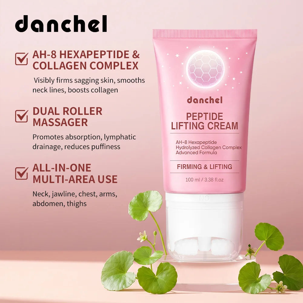 Peptide Neck Firming Cream with Built-in Roller - 3