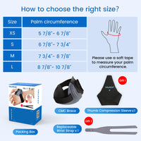 Adjustable CMC Thumb Support Brace for Arthritis and Joint Pain