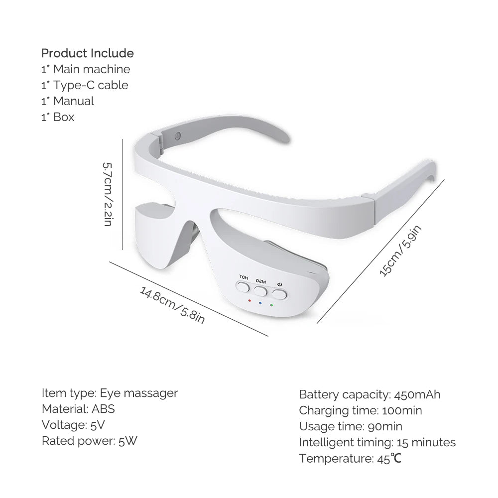 Heated Eye Massager for Fatigue and Dark Circles - 6