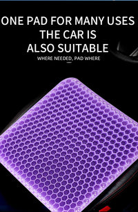 Breathable Honeycomb Gel Seat Cushion for Pain Relief