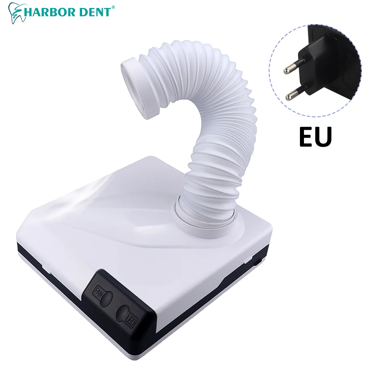 60W Dental Lab Dust Collector with LED Light - 15