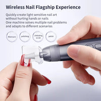 Electric Cordless Manicure and Pedicure Nail Drill Set
