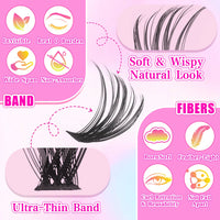 DIY Individual Lash Cluster Extension Kit