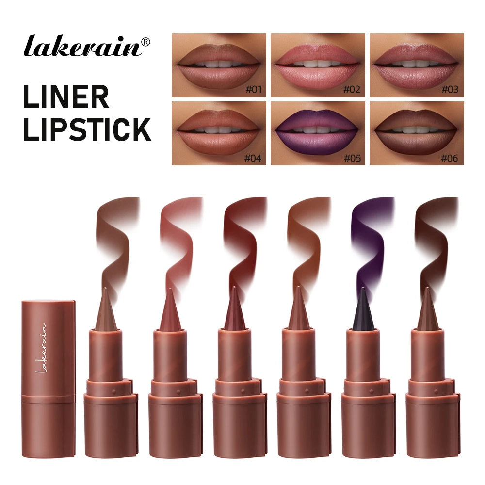 Waterproof Long-Lasting Matte Lip Liner Pencil - 1