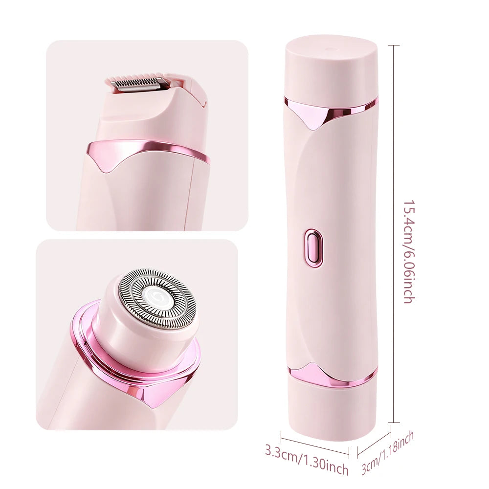 2-in-1 Painless Electric Bikini Trimmer & Body Shaver - 17