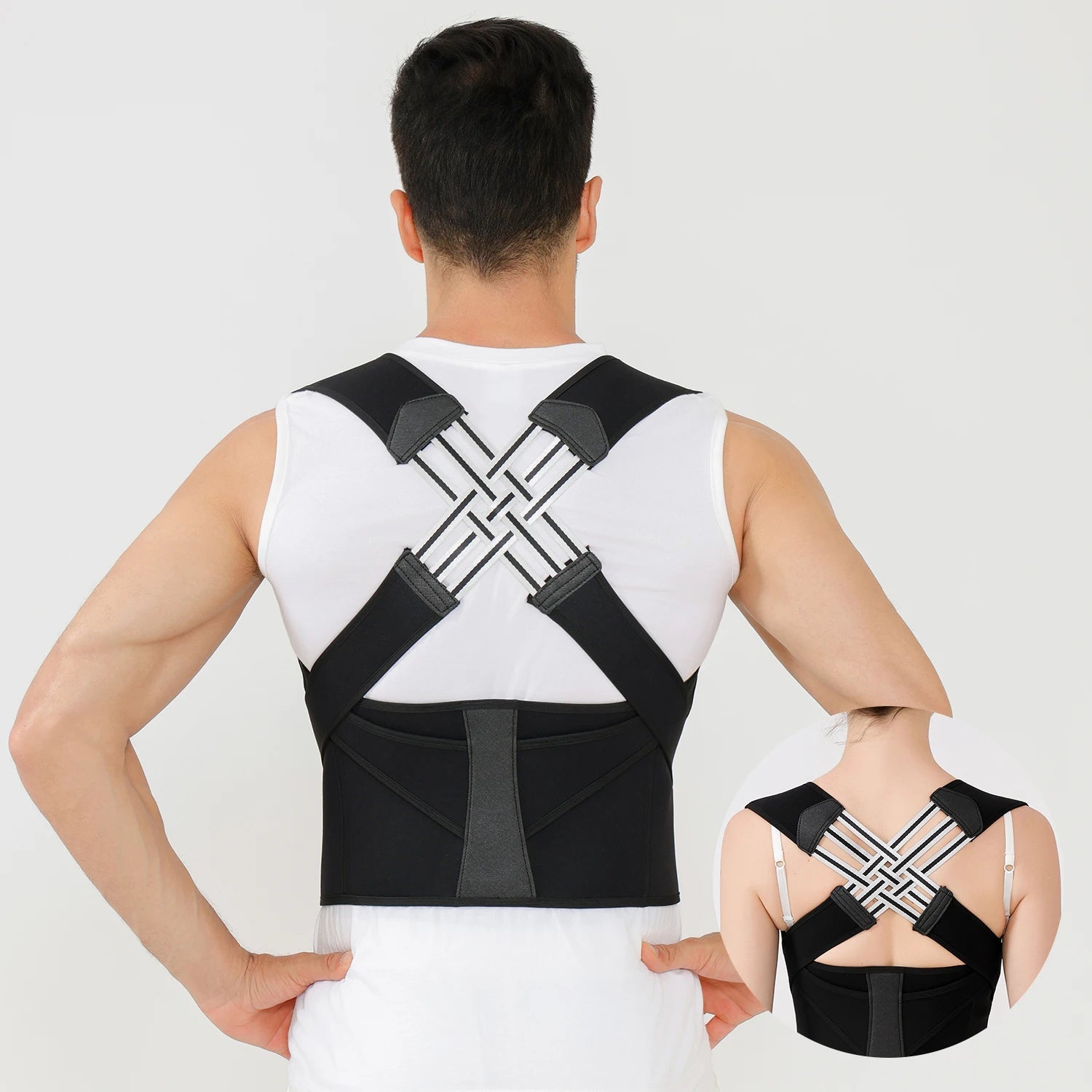 Adjustable Posture Corrector Back Support Brace - 3