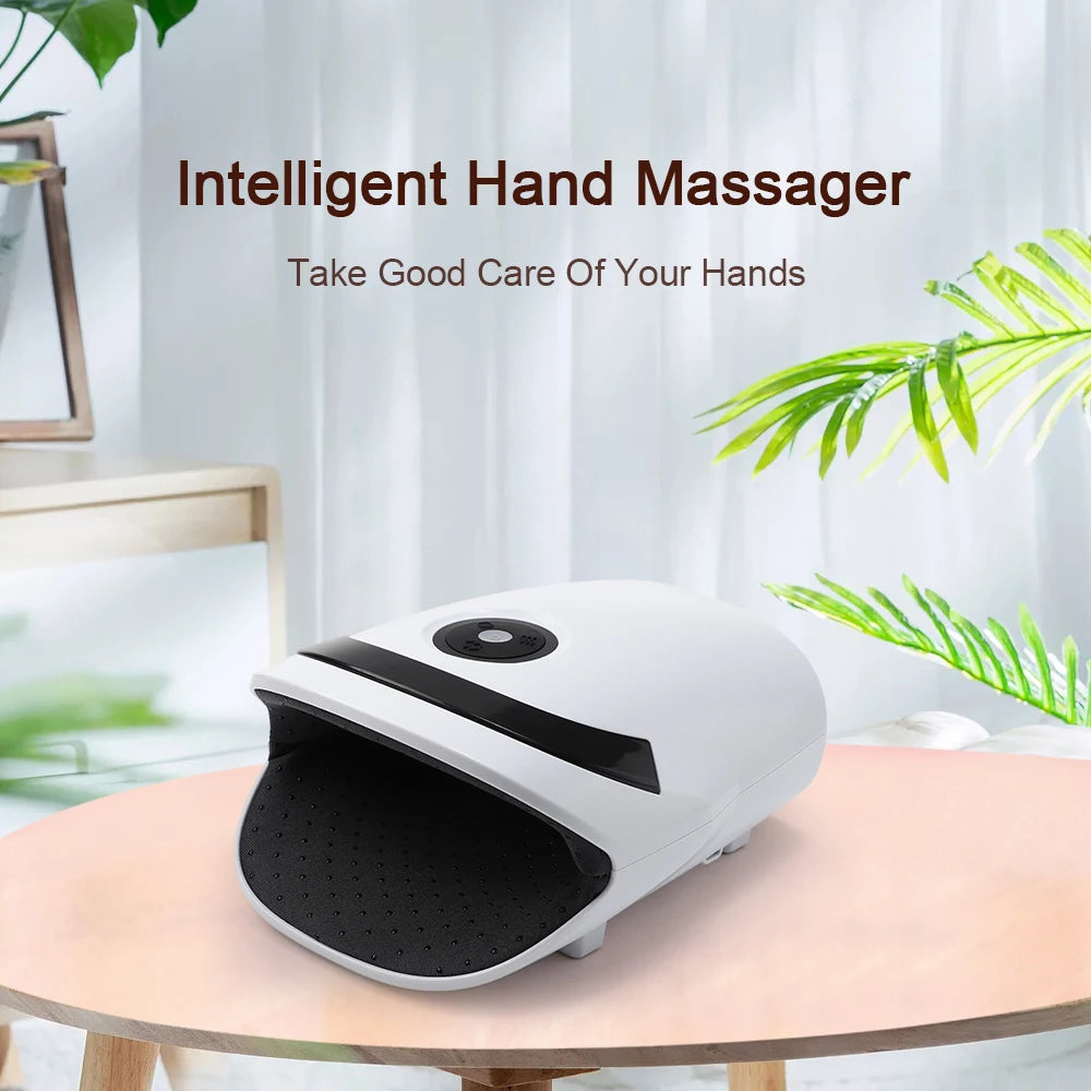 Electric Air Compression Hand Massager with Heat Therapy - 7