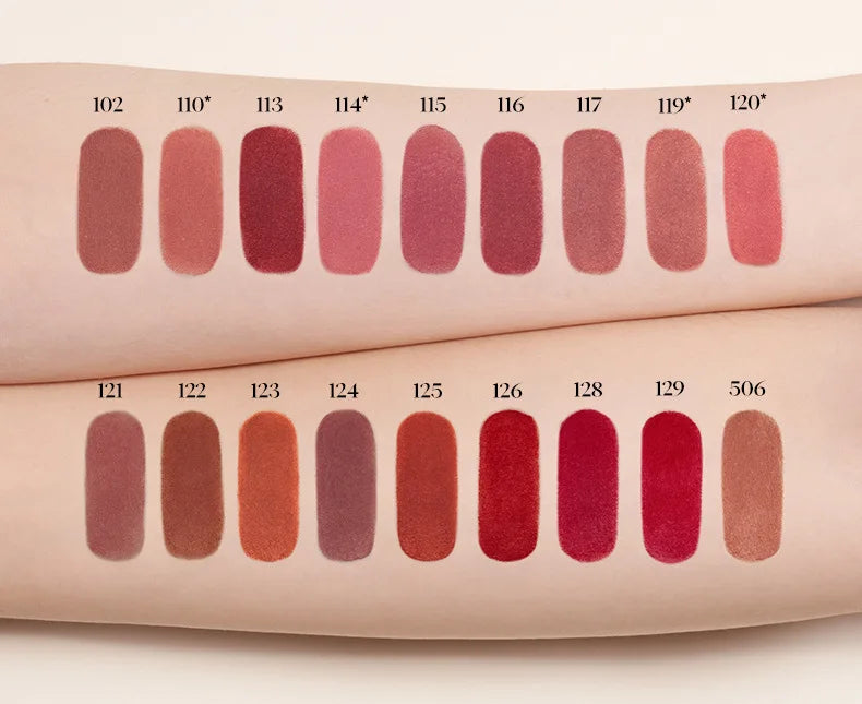 Velvet Matte Long-Lasting Hydrating Lipstick - 19
