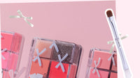 10-Color Jelly Lip Gloss Palette with Bow Design
