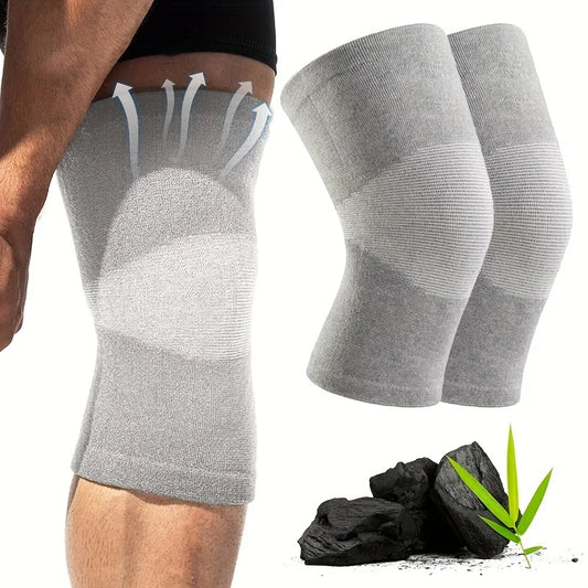Elastic Knee Compression Support Sleeves for Joint Relief